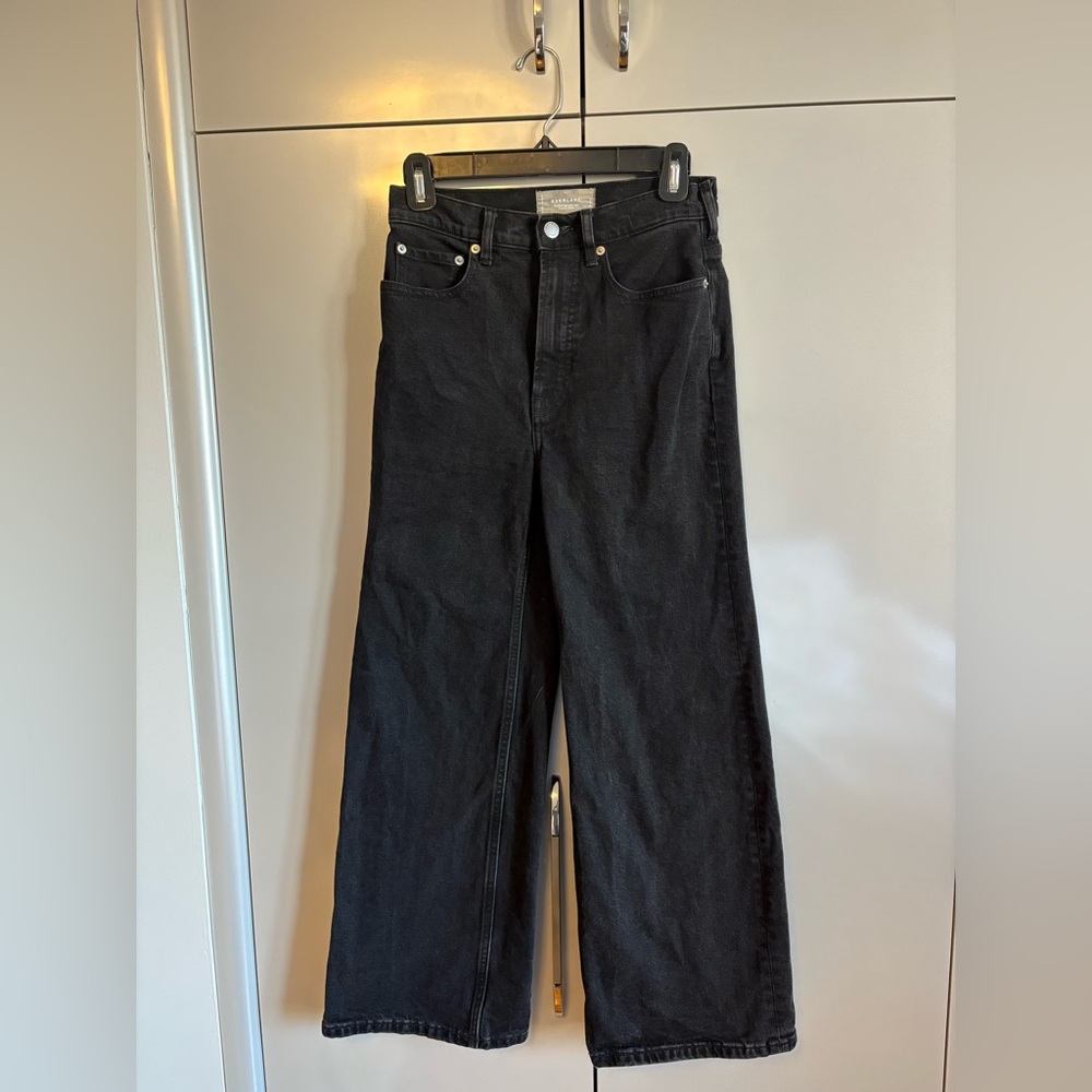 Everlane black Way-High Sailor jeans